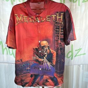 Inspired Megadeth Peace Sells Hawaiian Shirt